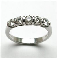 Anello Damiani Donna in Oro bianco Diamante 0.75 Ct 20010390 - 20010390